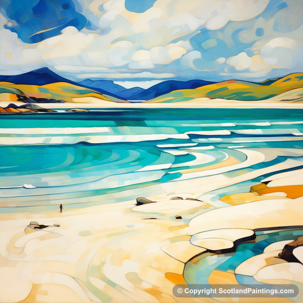 Painting - Luskentyre Beach - Scottish Beaches