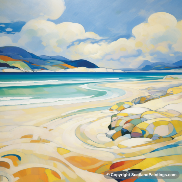 Painting - Luskentyre Beach - Scottish Beaches