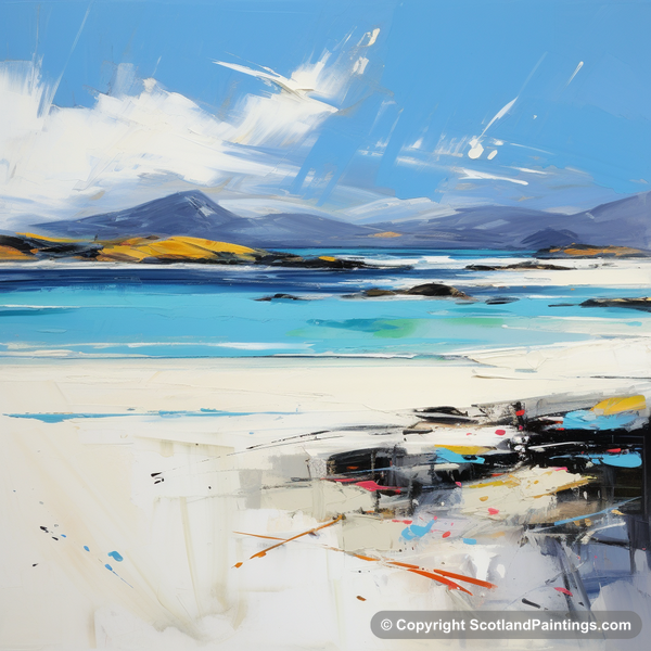 Painting - Luskentyre Beach - Scottish Beaches