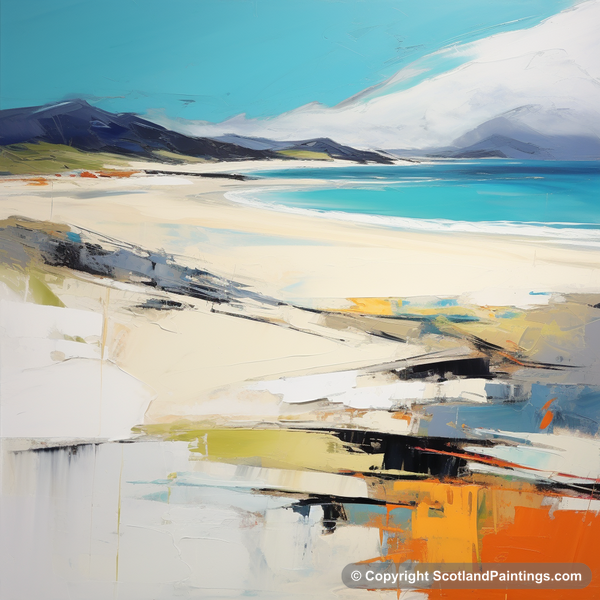 Painting - Luskentyre Beach - Scottish Beaches