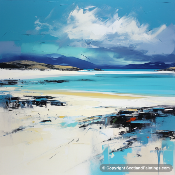 Painting - Luskentyre Beach - Scottish Beaches