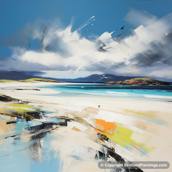 Painting - Luskentyre Beach - Scottish Beaches