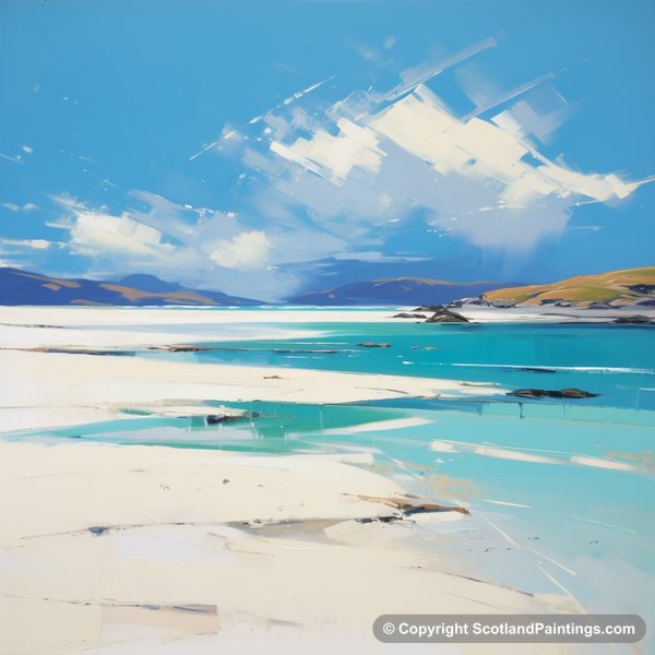 Painting - Luskentyre Beach - Scottish Beaches