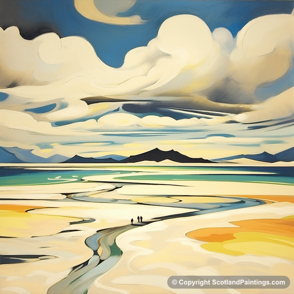 Painting - Luskentyre Beach - Scottish Beaches