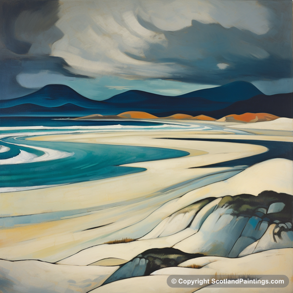 Painting - Luskentyre Beach - Scottish Beaches