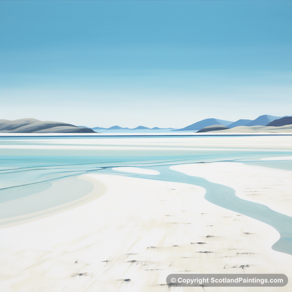 Painting - Luskentyre Beach - Scottish Beaches