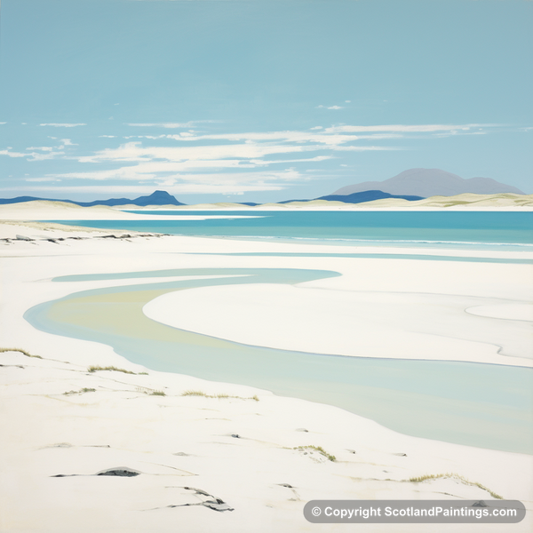 Painting - Luskentyre Beach - Scottish Beaches