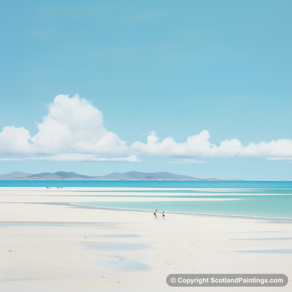 Painting - Luskentyre Beach - Scottish Beaches