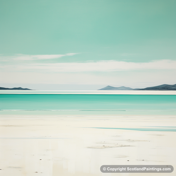 Painting - Luskentyre Beach - Scottish Beaches