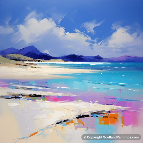 Painting - Luskentyre Beach - Scottish Beaches