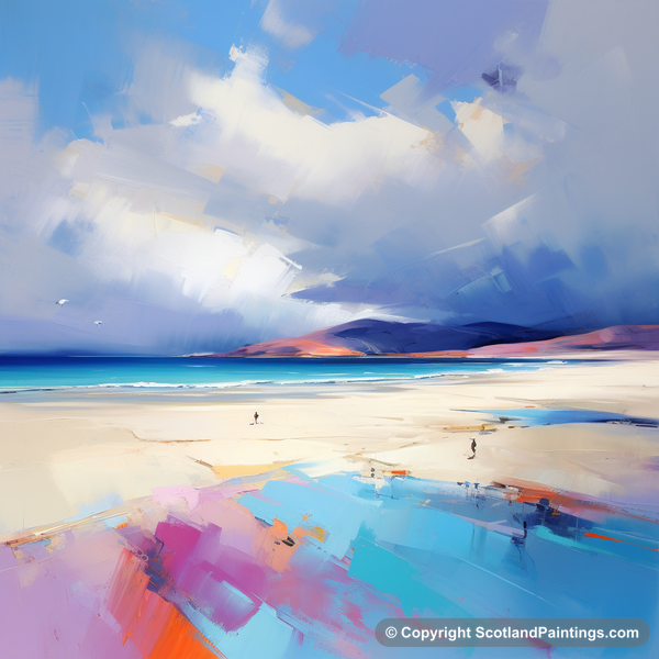 Painting - Luskentyre Beach - Scottish Beaches