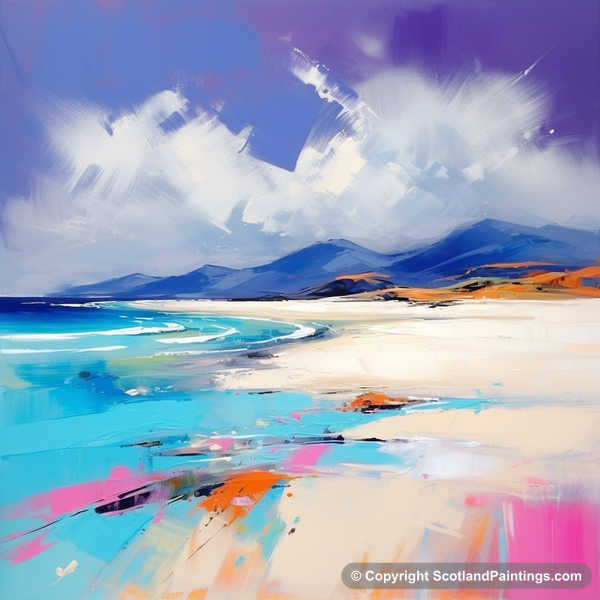 Painting - Luskentyre Beach - Scottish Beaches