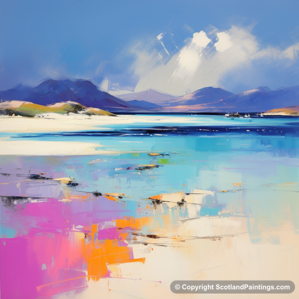 Painting - Luskentyre Beach - Scottish Beaches