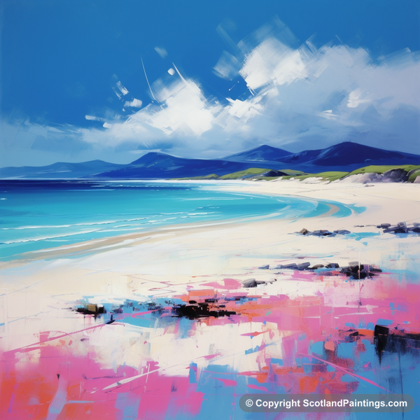 Painting - Luskentyre Beach - Scottish Beaches