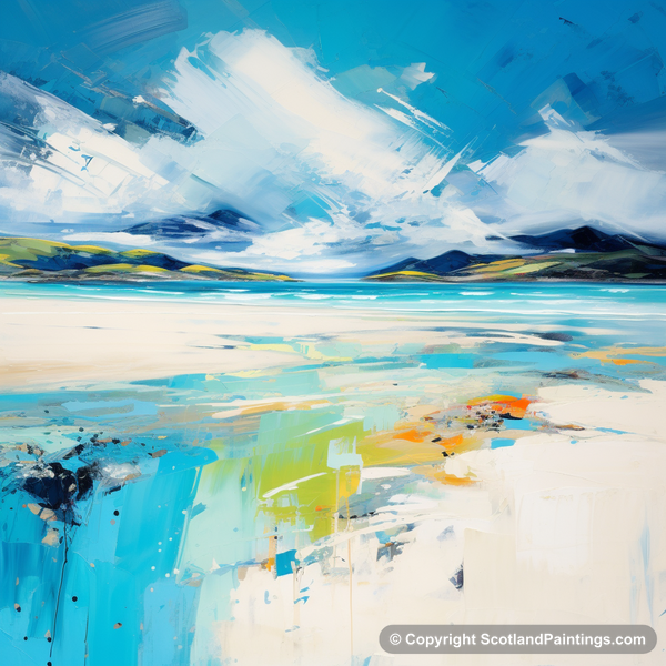 Painting - Luskentyre Beach - Scottish Beaches