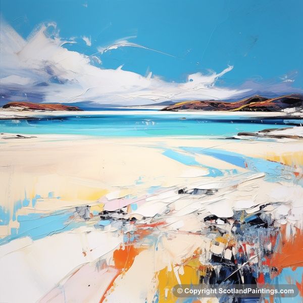 Painting - Luskentyre Beach - Scottish Beaches