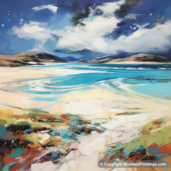 Painting - Luskentyre Beach - Scottish Beaches