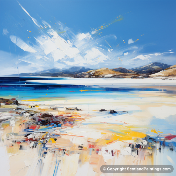 Painting - Luskentyre Beach - Scottish Beaches