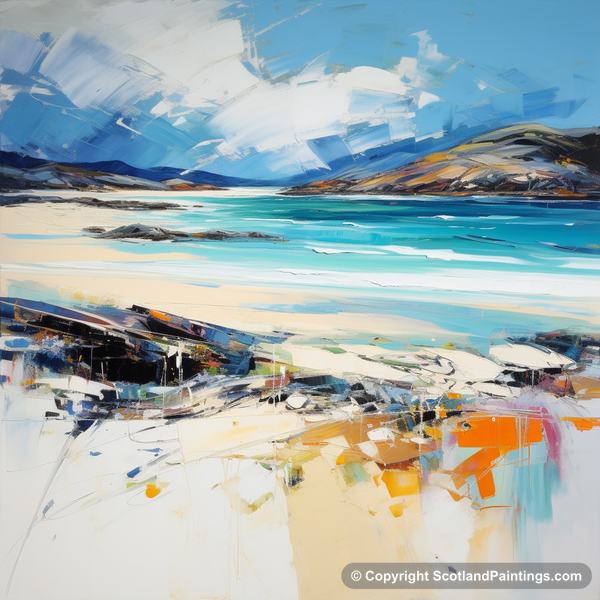 Painting - Luskentyre Beach - Scottish Beaches