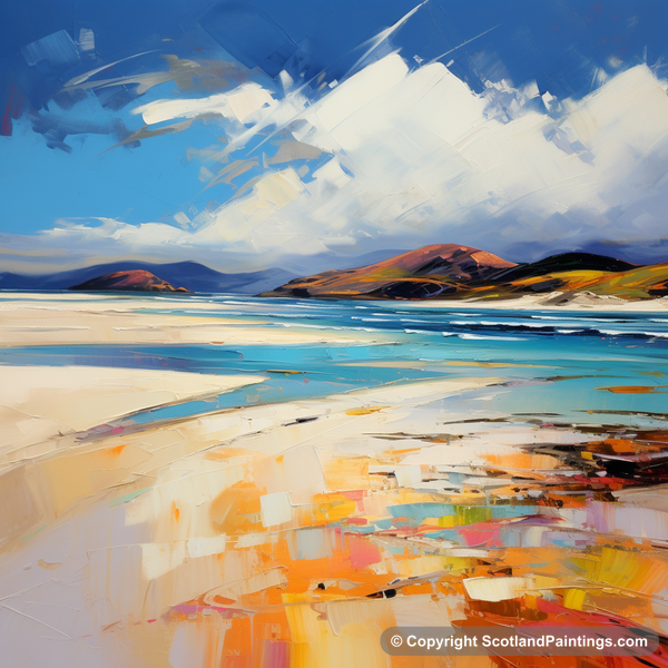 Painting - Luskentyre Beach - Scottish Beaches