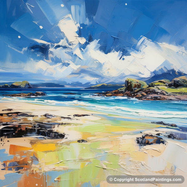 Painting - Camusdarach Beach - Scottish Beaches