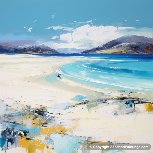 Painting - Luskentyre Beach - Scottish Beaches