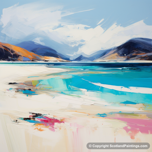 Painting - Luskentyre Beach - Scottish Beaches