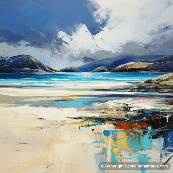 Painting - Luskentyre Beach - Scottish Beaches