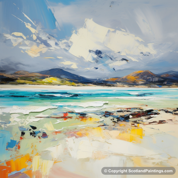 Painting - Luskentyre Beach - Scottish Beaches