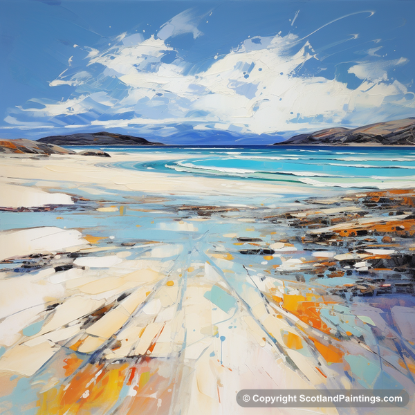 Painting - Luskentyre Beach - Scottish Beaches