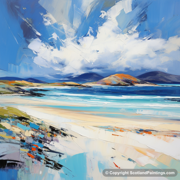 Painting - Luskentyre Beach - Scottish Beaches