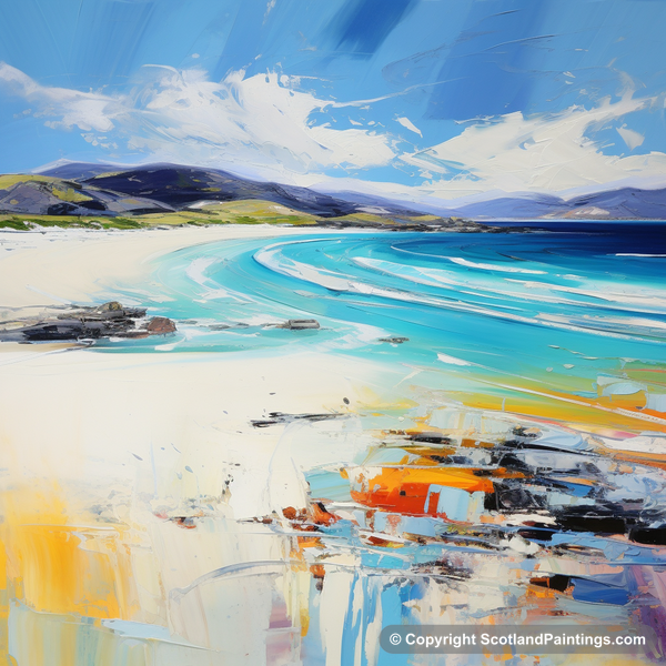 Painting - Luskentyre Beach - Scottish Beaches