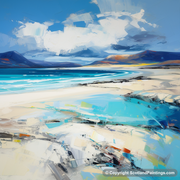 Painting - Luskentyre Beach - Scottish Beaches