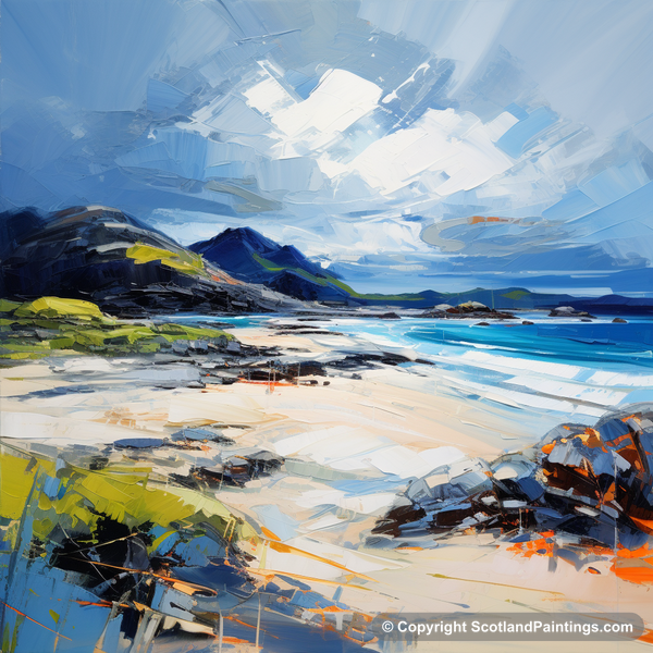 Painting - Camusdarach Beach - Scottish Beaches