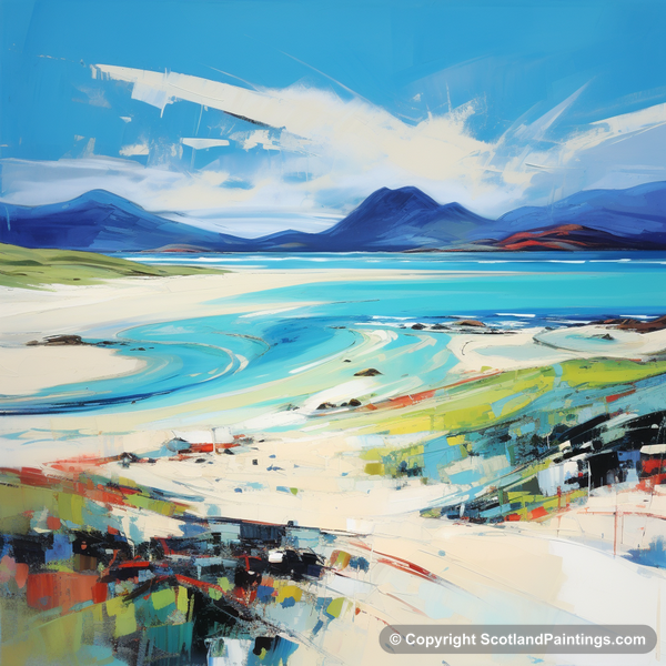 Painting - Luskentyre Beach - Scottish Beaches