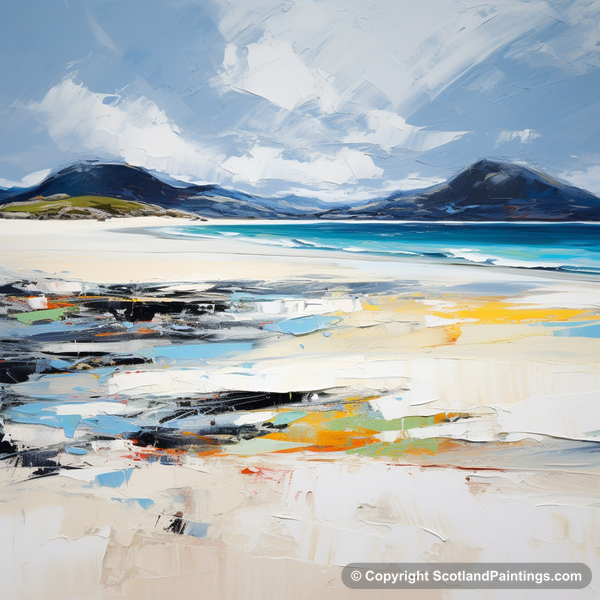 Painting - Luskentyre Beach - Scottish Beaches