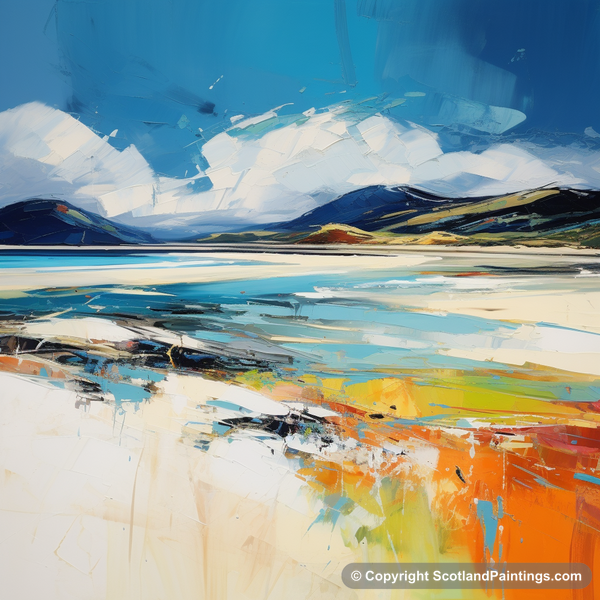 Painting - Luskentyre Beach - Scottish Beaches