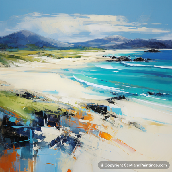 Painting - Luskentyre Beach - Scottish Beaches