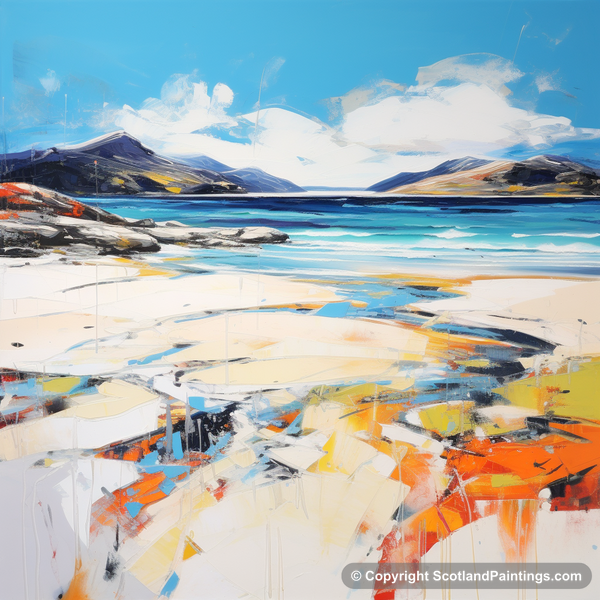 Painting - Luskentyre Beach - Scottish Beaches