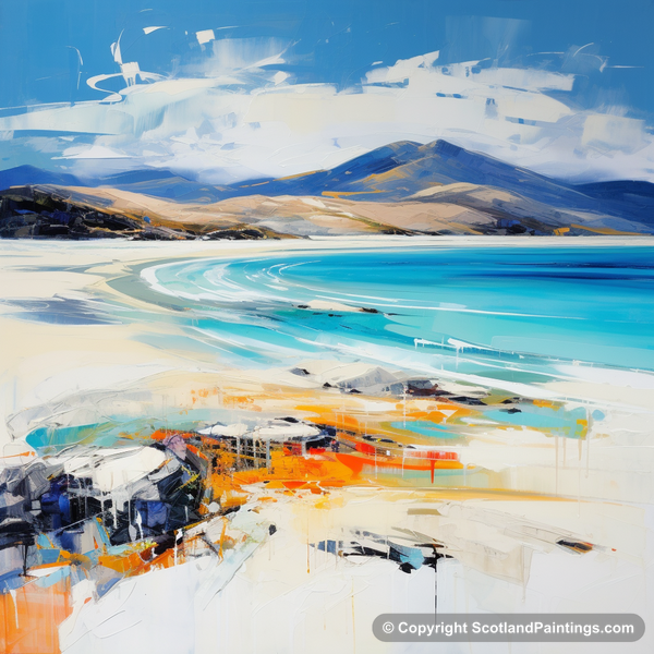 Painting - Luskentyre Beach - Scottish Beaches