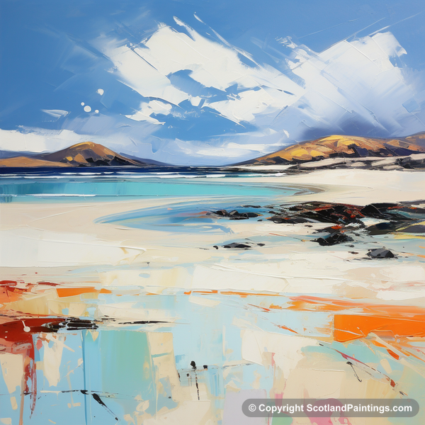 Painting - Luskentyre Beach - Scottish Beaches