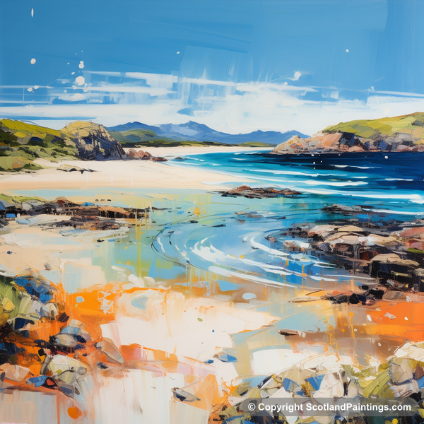 Painting - Camusdarach Beach - Scottish Beaches