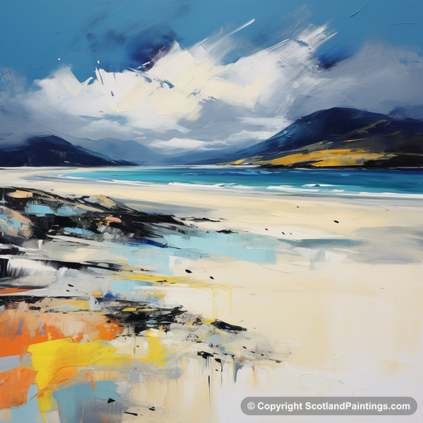 Painting - Luskentyre Beach - Scottish Beaches