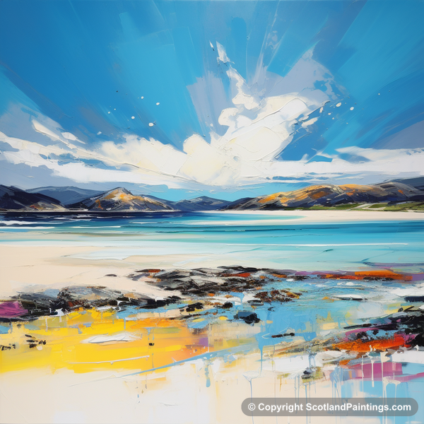 Painting - Luskentyre Beach - Scottish Beaches