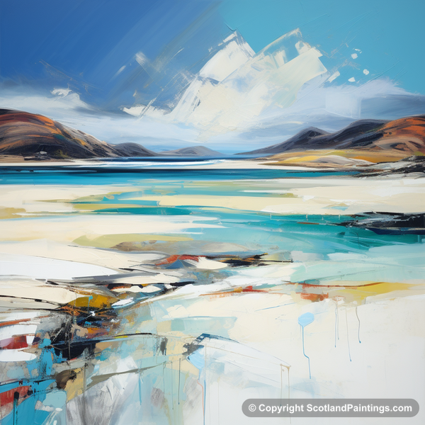 Painting - Luskentyre Beach - Scottish Beaches