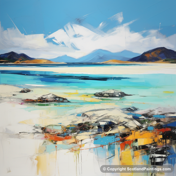 Painting - Luskentyre Beach - Scottish Beaches