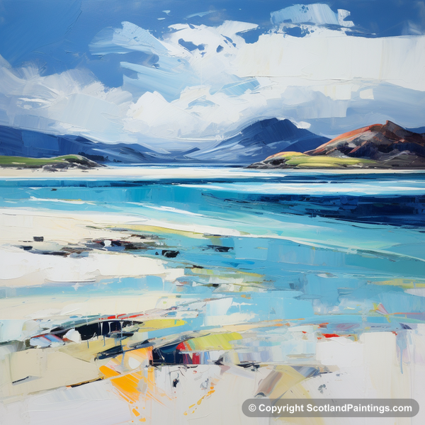 Painting - Luskentyre Beach - Scottish Beaches