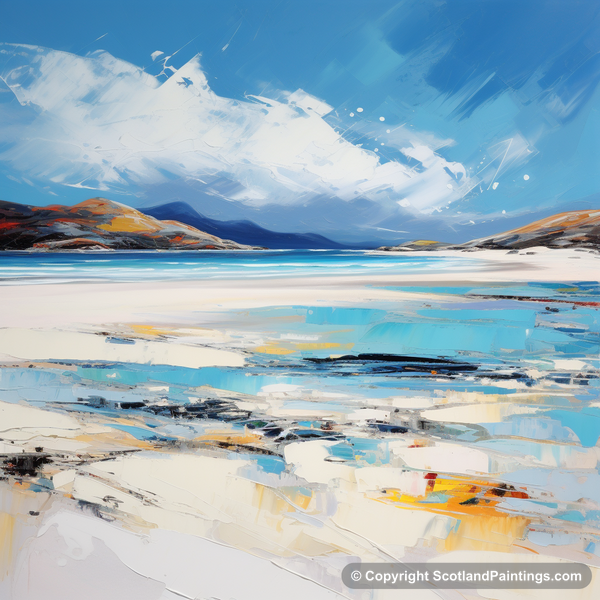 Painting - Luskentyre Beach - Scottish Beaches