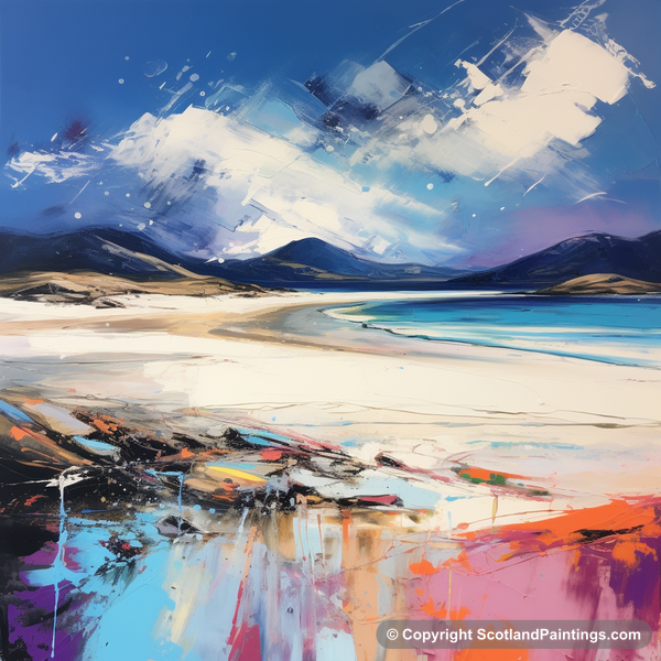 Painting - Luskentyre Beach - Scottish Beaches