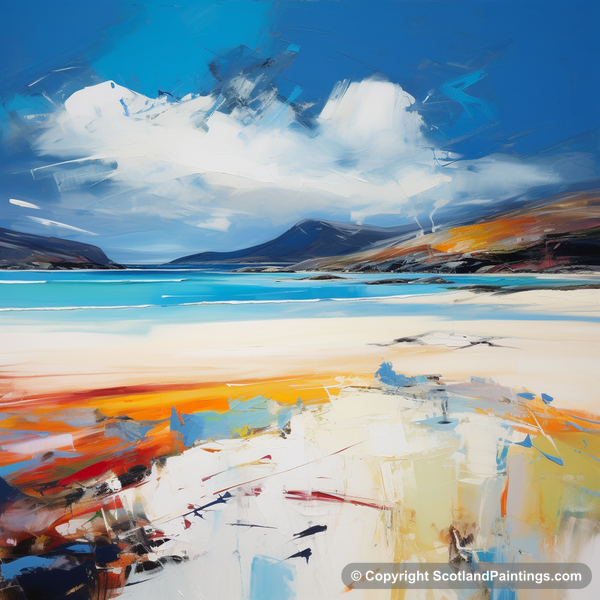 Painting - Luskentyre Beach - Scottish Beaches